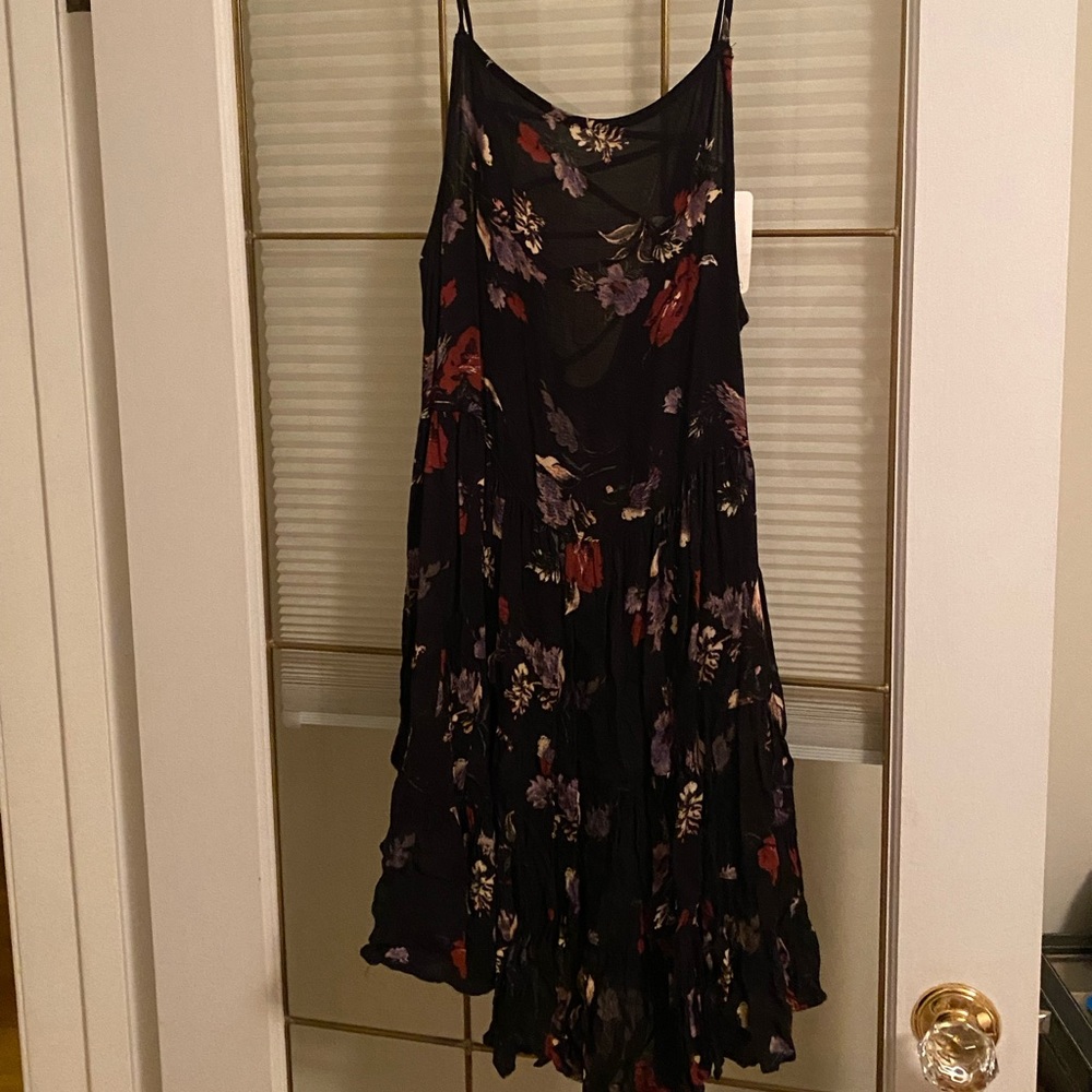 Free People Circle of Flowers Slip Dress